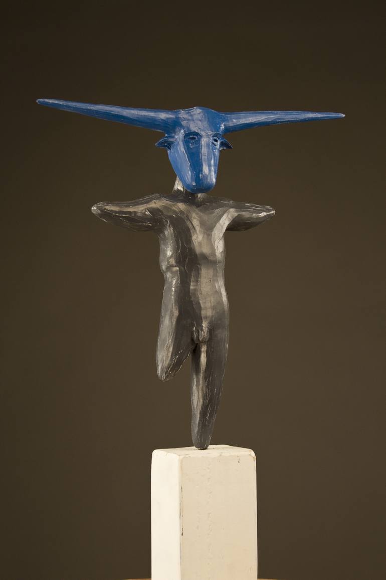 Original Figurative Men Sculpture by Christopher Wagner