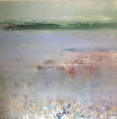 Original Abstract Landscape Paintings by Hennie van de Lande